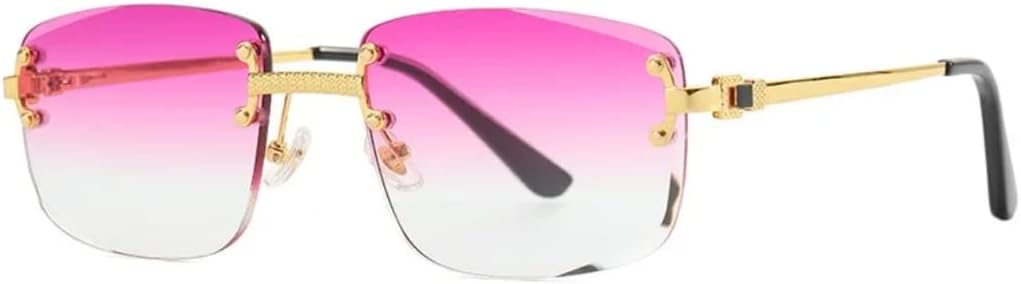 Солнцезащитные очки с защитой от УФ-излучения UV400 | Безободковая металлическая оправа, градиентный синий цвет | для женщин и мужчин, для занятий спортом на открытом воздухе и вождения DSVIGF, 03
Солнцезащитные очки с защитой от УФ-излучения UV400 | Безободковая металлическая оправа, градиентный синий цвет | для женщин и мужчин, для занятий спортом на открытом воздухе и вождения DSVIGF, 03