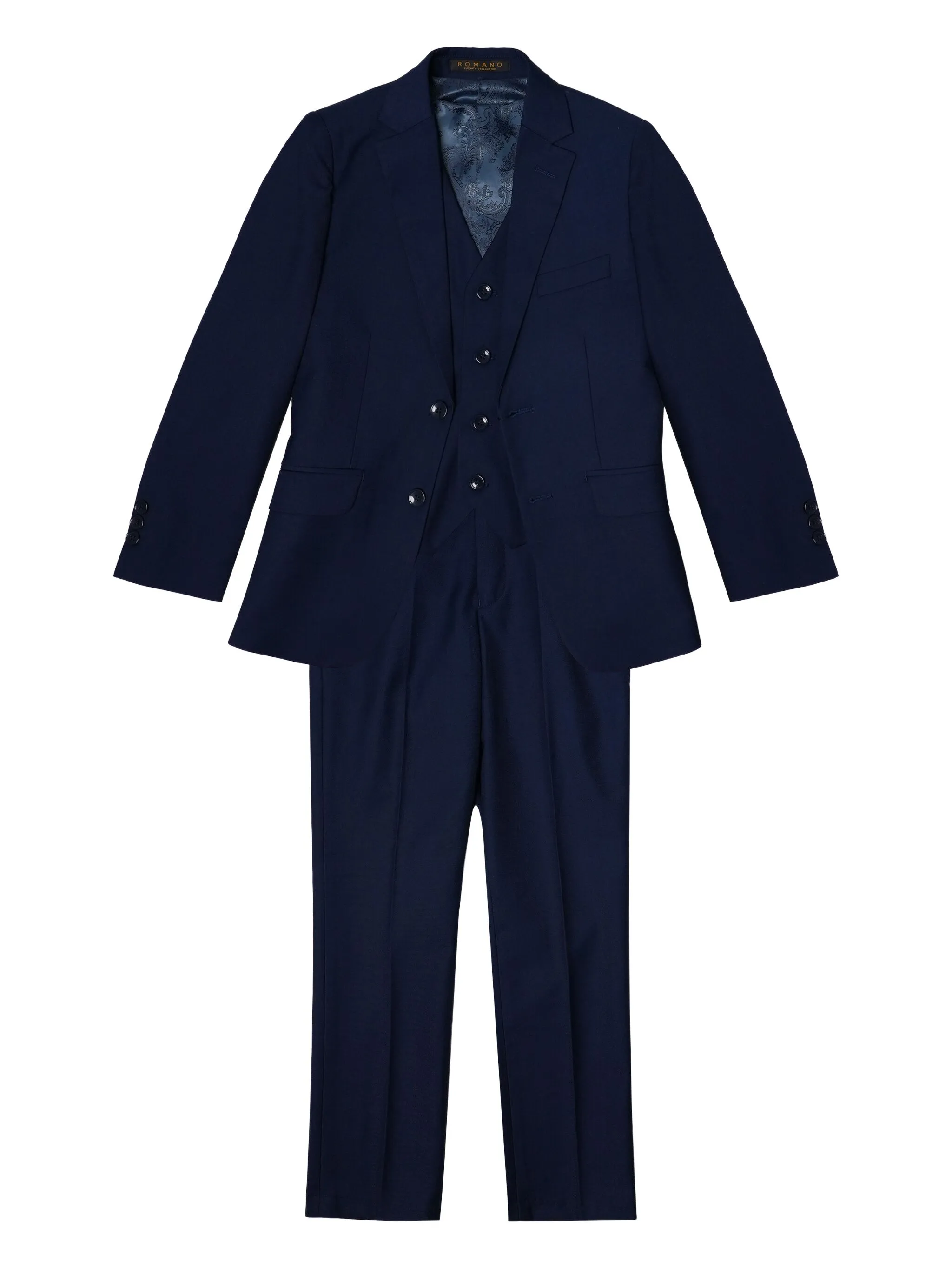 Костюм строгого кроя Romano Kids, синий
Костюм строгого кроя Romano Kids, синий