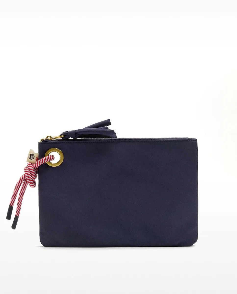 Сумка-косметичка с бахромой и молнией Parfois, темно-синий
Сумка-косметичка с бахромой и молнией Parfois, темно-синий