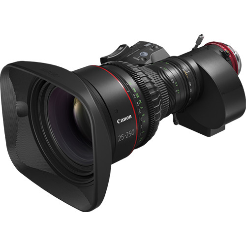 Кинообъектив Canon CINE-SERVO 25-250mm T2.95 с переменным фокусным расстоянием (крепление PL)
Кинообъектив Canon CINE-SERVO 25-250mm T2.95 с переменным фокусным расстоянием (крепление PL)