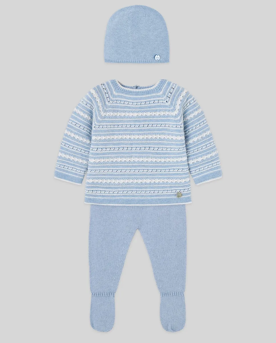 Комплект вязаной одежды для младенца, коллекция, подарок PAZ Rodríguez, светло-голубой
Комплект вязаной одежды для младенца, коллекция, подарок PAZ Rodríguez, светло-голубой