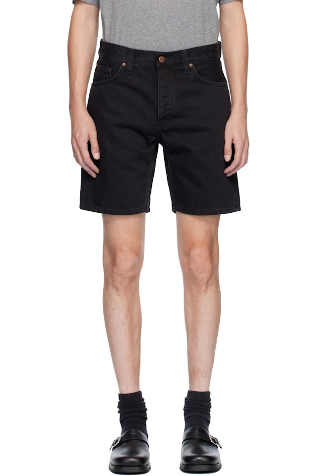 Nudie Jeans Черные джинсовые шорты Seth
Nudie Jeans Черные джинсовые шорты Seth