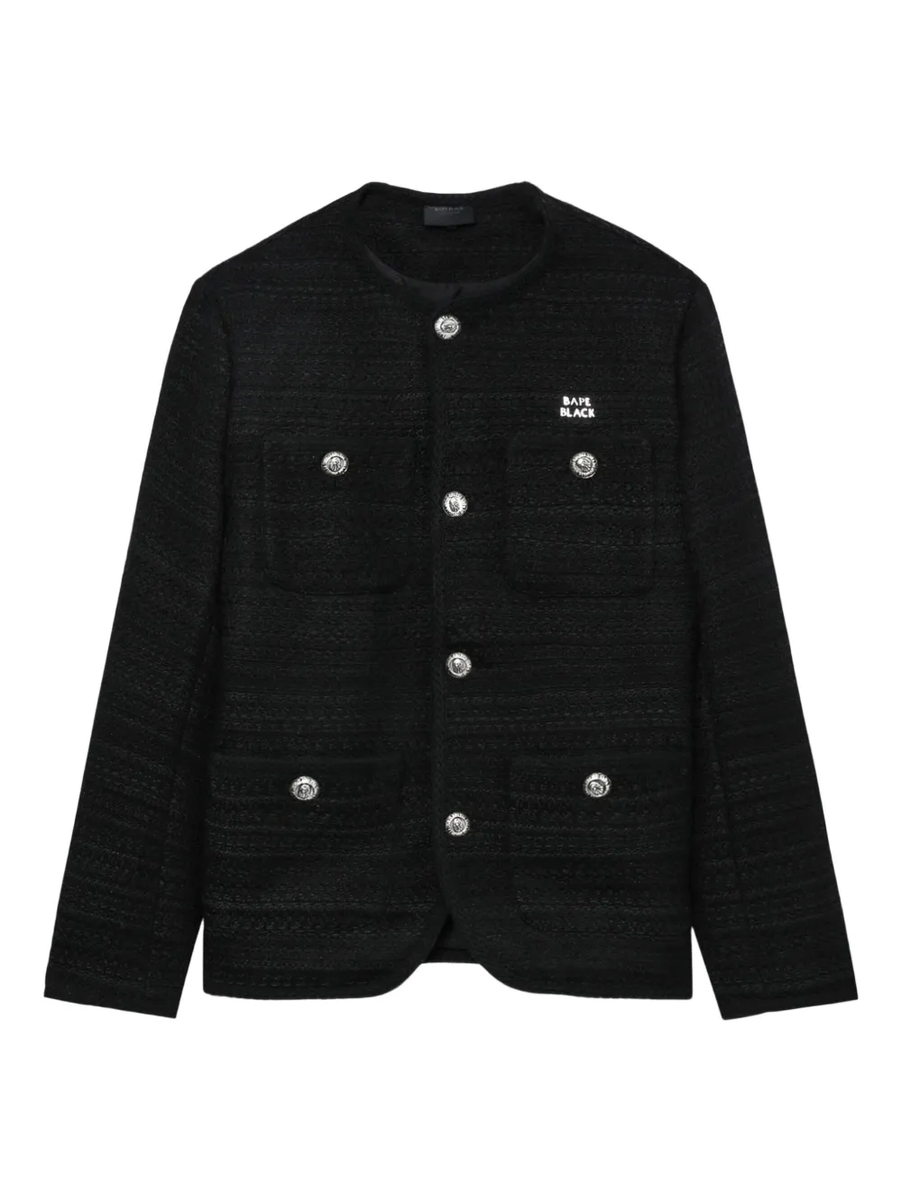 Куртка-рубашка на пуговицах BAPE BLACK *A BATHING APE, черный 
Куртка-рубашка на пуговицах BAPE BLACK *A BATHING APE, черный