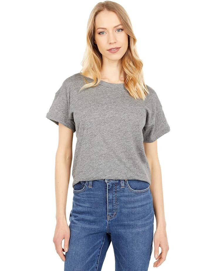 Футболка Madewell Whisper Cotton Rib-Crewneck, цвет Heather Iron
Футболка Madewell Whisper Cotton Rib-Crewneck, цвет Heather Iron