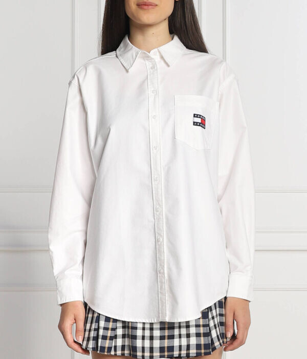 Рубашка детская Tommy Jeans с нагрудным карманом, белый
Рубашка детская Tommy Jeans с нагрудным карманом, белый