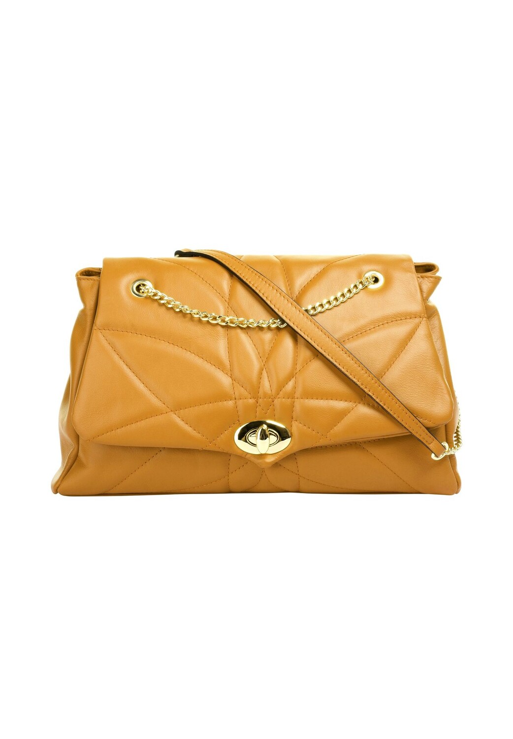 Сумка через плечо, натуральная кожа, производство Италия Cluty, желтый
Сумка через плечо, натуральная кожа, производство Италия Cluty, желтый