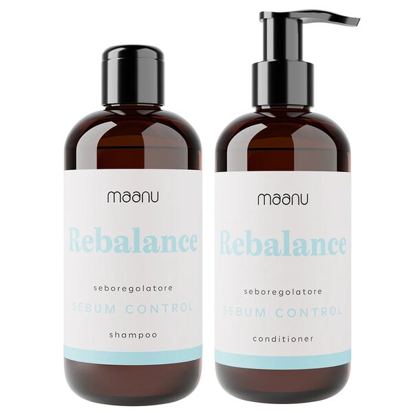 Набор для жирных волос: шампунь, 250 мл + кондиционер, 250 мл Maanu Rebalance
Набор для жирных волос: шампунь, 250 мл + кондиционер, 250 мл Maanu Rebalance