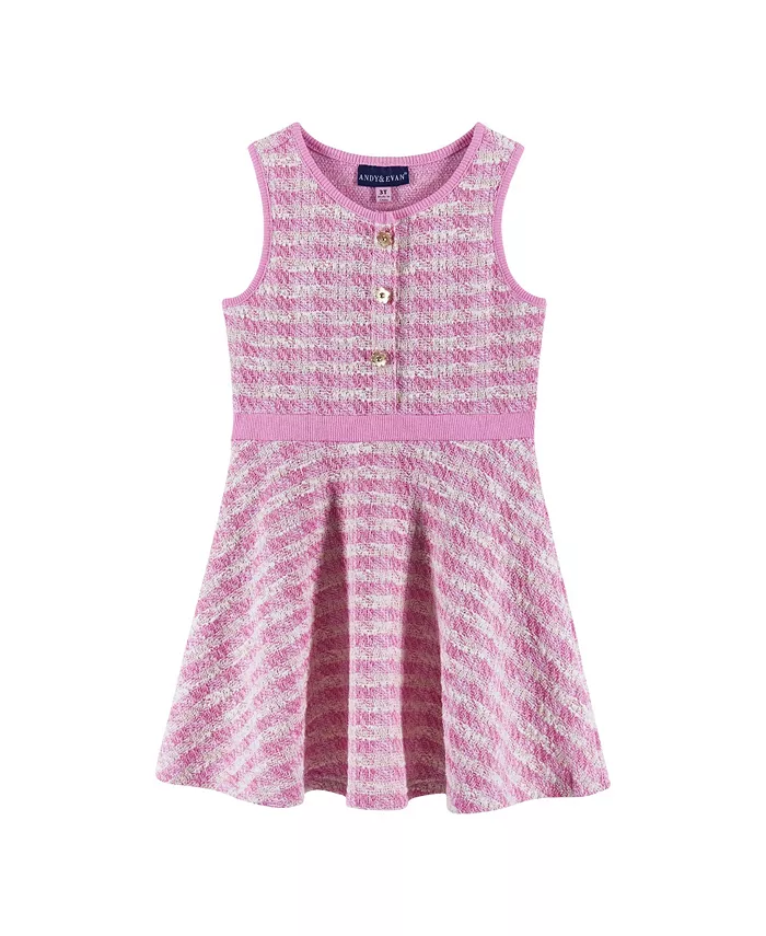 Платье для девочки Toddler/Child из розового твида с вязаными элементами Andy & Evan, розовый
Платье для девочки Toddler/Child из розового твида с вязаными элементами Andy & Evan, розовый