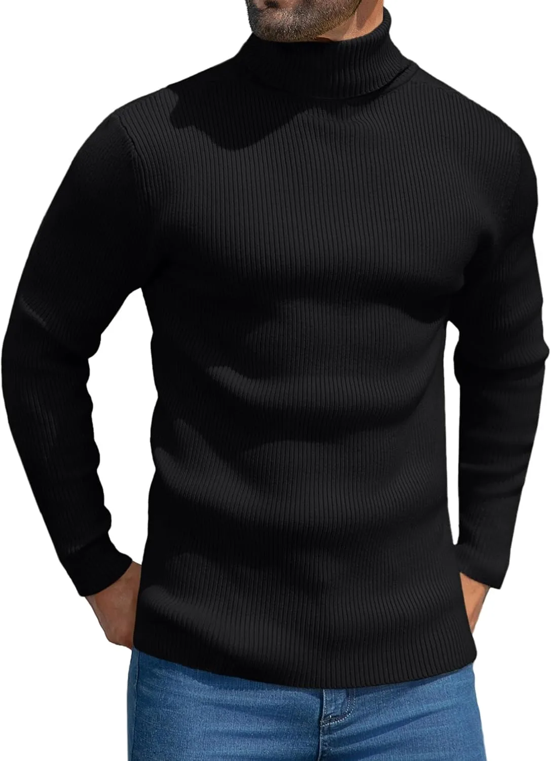 Мужской вязаный свитер-водолазка Ribbed Slim Fit MioRoim
Мужской вязаный свитер-водолазка Ribbed Slim Fit MioRoim