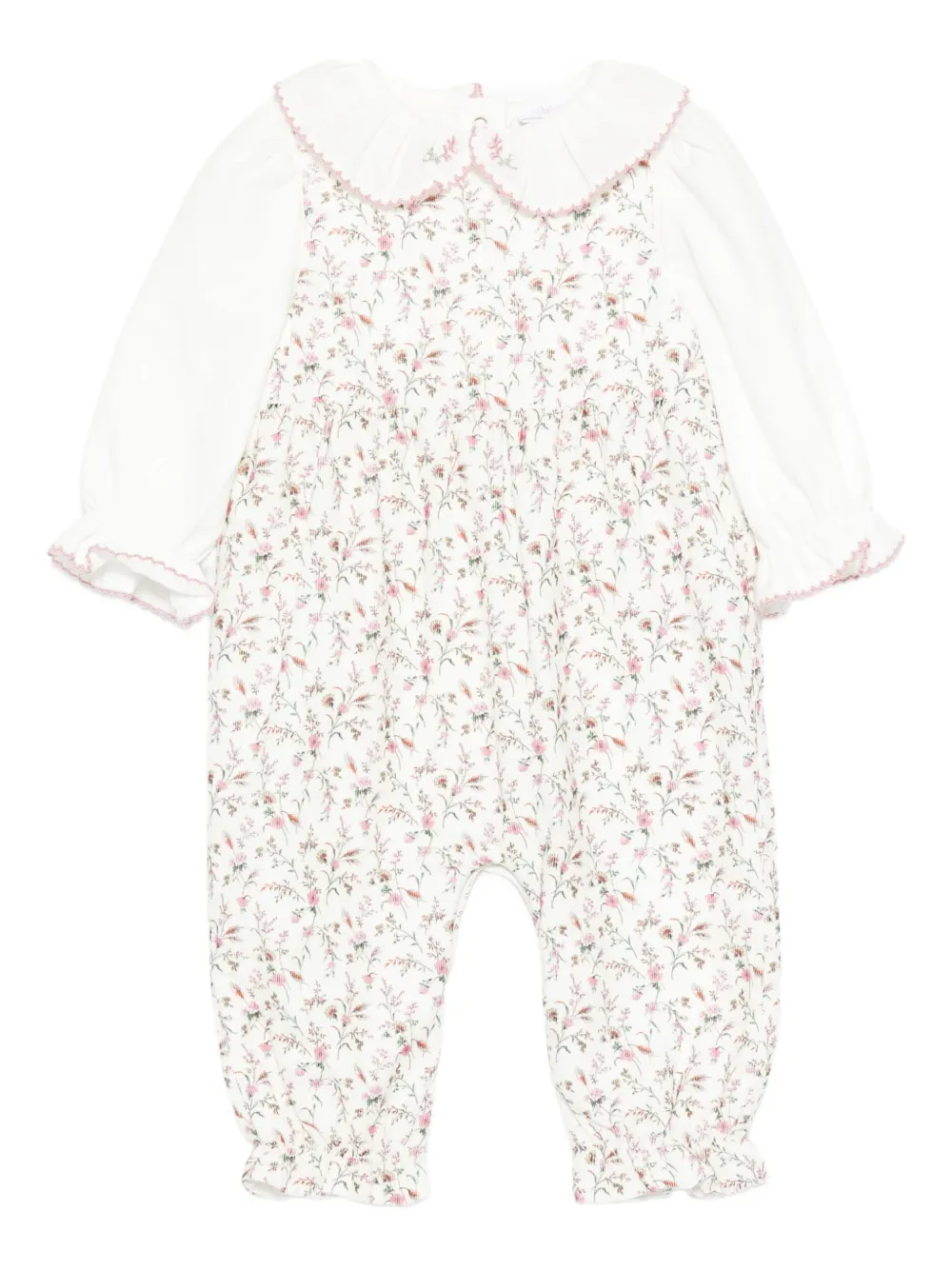 Ромпер с цветочным принтом Patachou, белый
Ромпер с цветочным принтом Patachou, белый