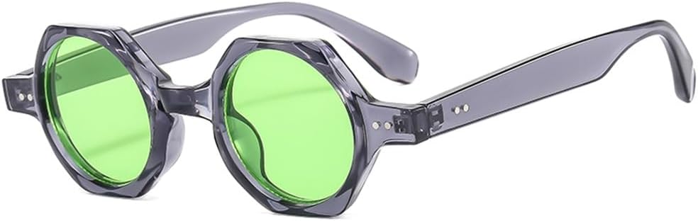 Винтажные шестиугольные солнцезащитные очки для женщин, ретро-очки с заклепками в черепаховой оправе, маленькие круглые солнцезащитные очки для мужчин VFDHN, C4 Light Green
Винтажные шестиугольные солнцезащитные очки для женщин, ретро-очки с заклепками в черепаховой оправе, маленькие круглые солнцезащитные очки для мужчин VFDHN, C4 Light Green