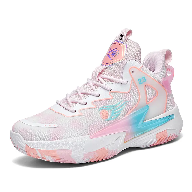 Баскетбольные кроссовки для детей и подростков со средним верхом, амортизирующие и устойчивые к истиранию D&W, белый/розовый
Баскетбольные кроссовки для детей и подростков со средним верхом, амортизирующие и устойчивые к истиранию D&W, белый/розовый
