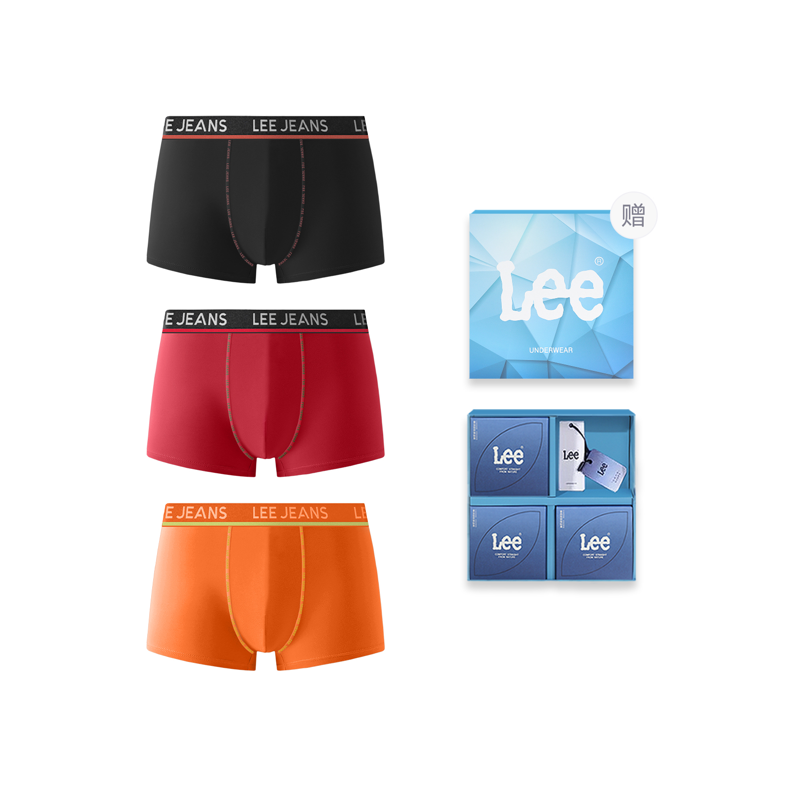 Lee Sunset 1.0 подарочный набор мужского белья 3 шт
Lee Sunset 1.0 подарочный набор мужского белья 3 шт