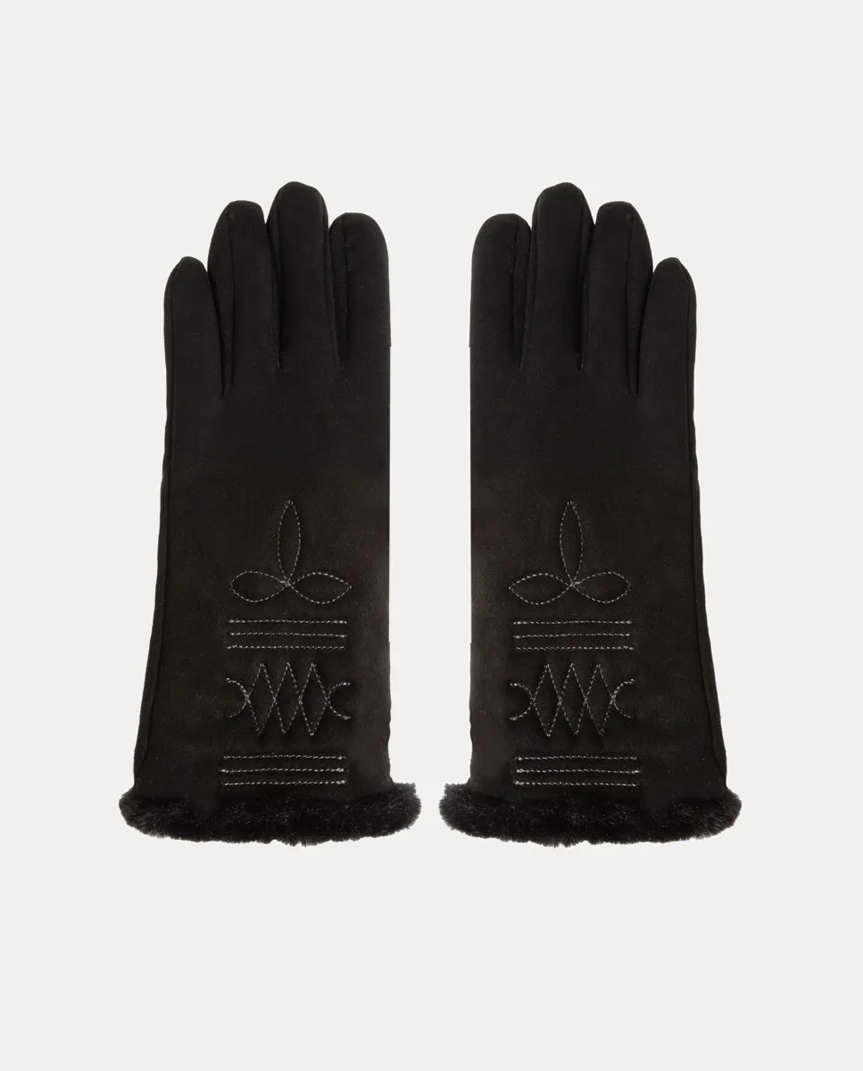 перчатки из замши Isotoner, черный
перчатки из замши Isotoner, черный