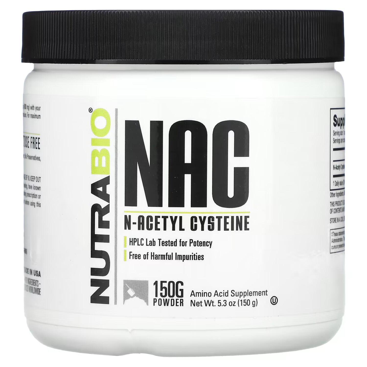 N-ацетилцистеин Nutrabio Labs NAC
N-ацетилцистеин Nutrabio Labs NAC