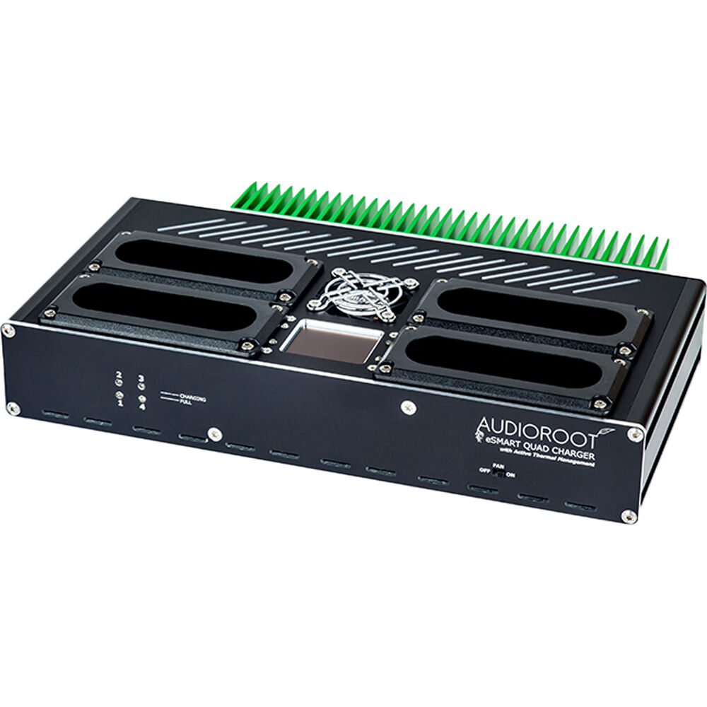 AUDIOROOT eSMART 4-Bay Smart Desktop Battery Charger ESMART QUAD
AUDIOROOT eSMART 4-Bay Smart Desktop Battery Charger ESMART QUAD