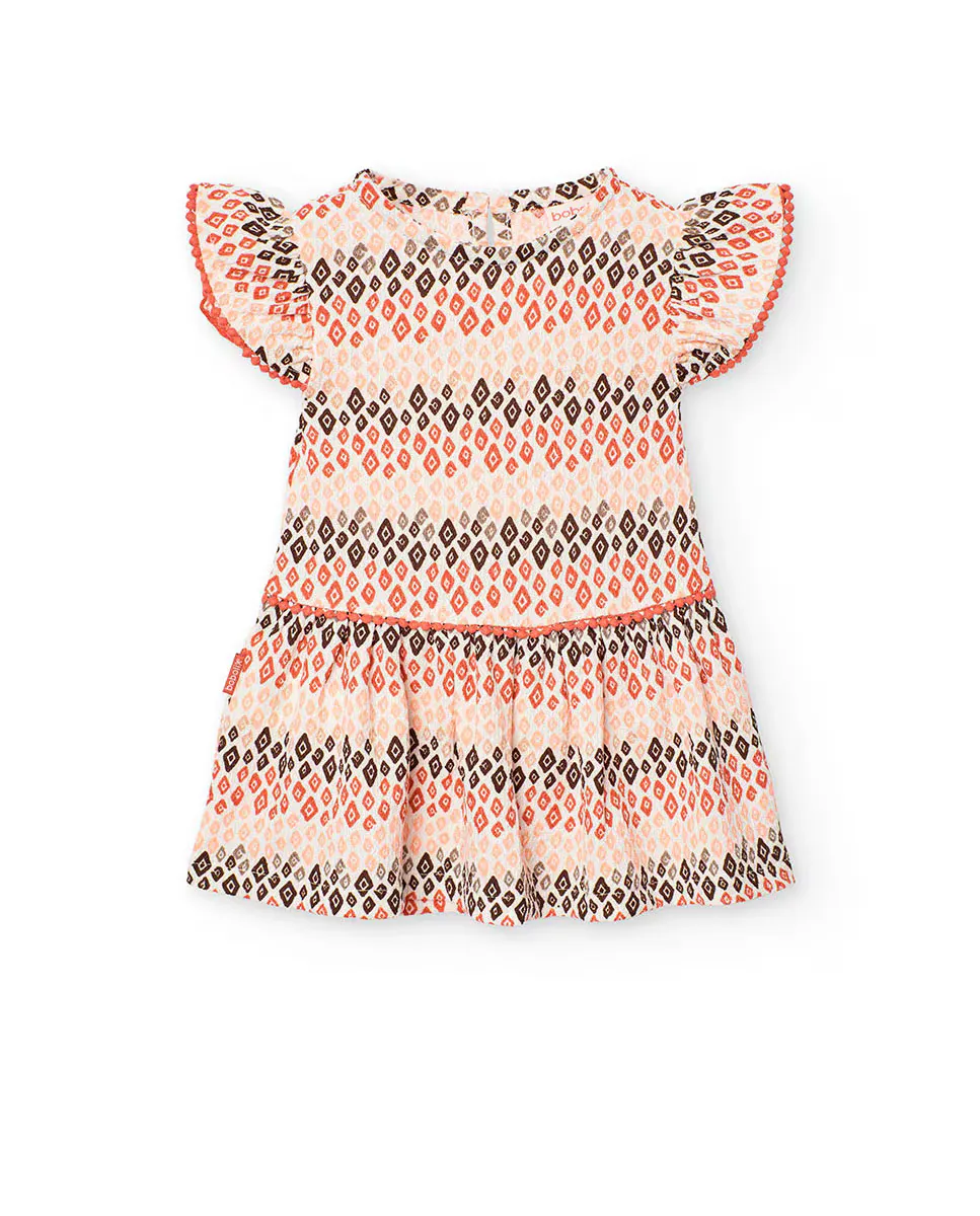 Платье для девочки с короткими рукавами и этническим принтом Boboli, мультиколор
Платье для девочки с короткими рукавами и этническим принтом Boboli, мультиколор