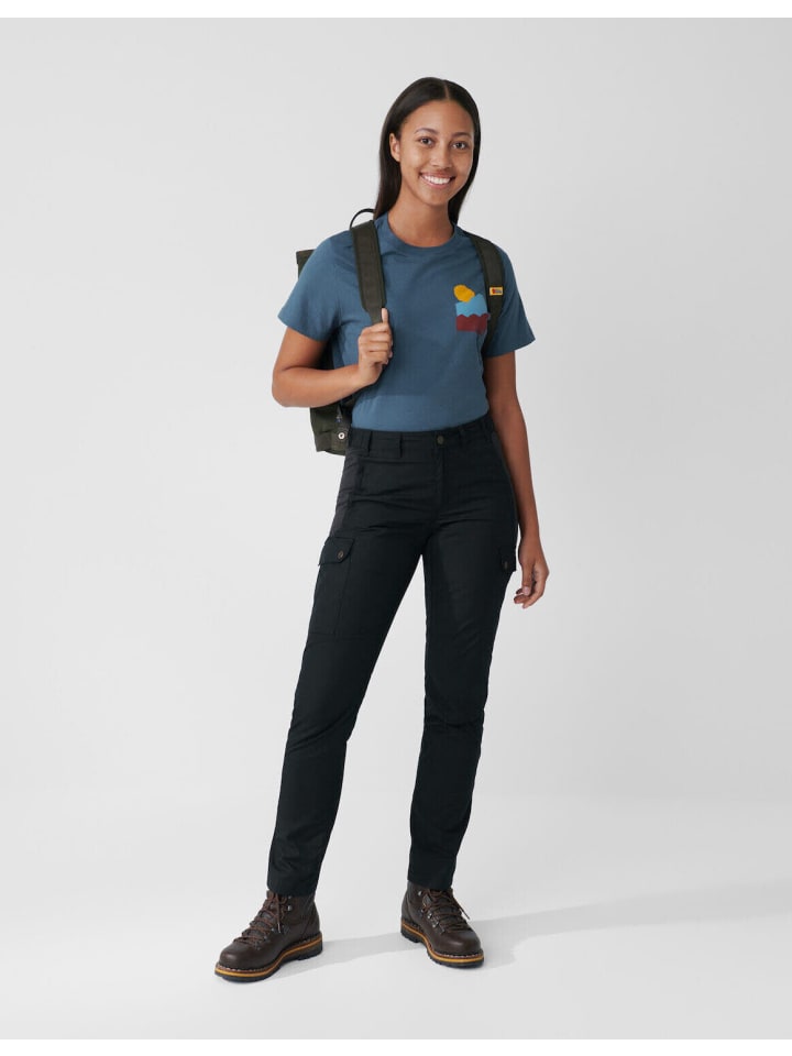 Брюки черного цвета FJÄLLRÄVEN
Брюки черного цвета FJÄLLRÄVEN