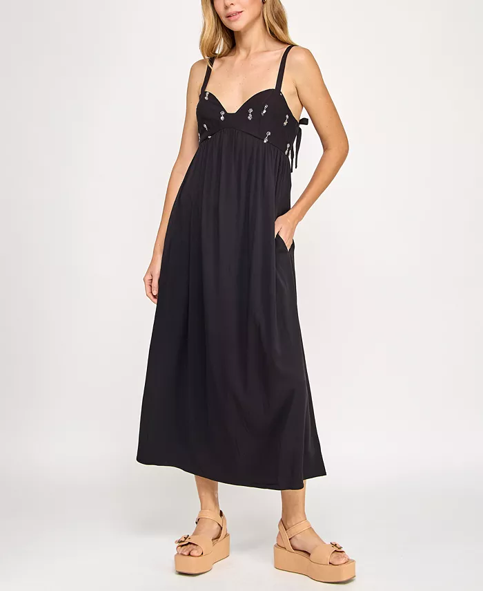 Платье макси без рукавов с декором для юниоров BEAUTY & GRACE
Платье макси без рукавов с декором для юниоров BEAUTY & GRACE