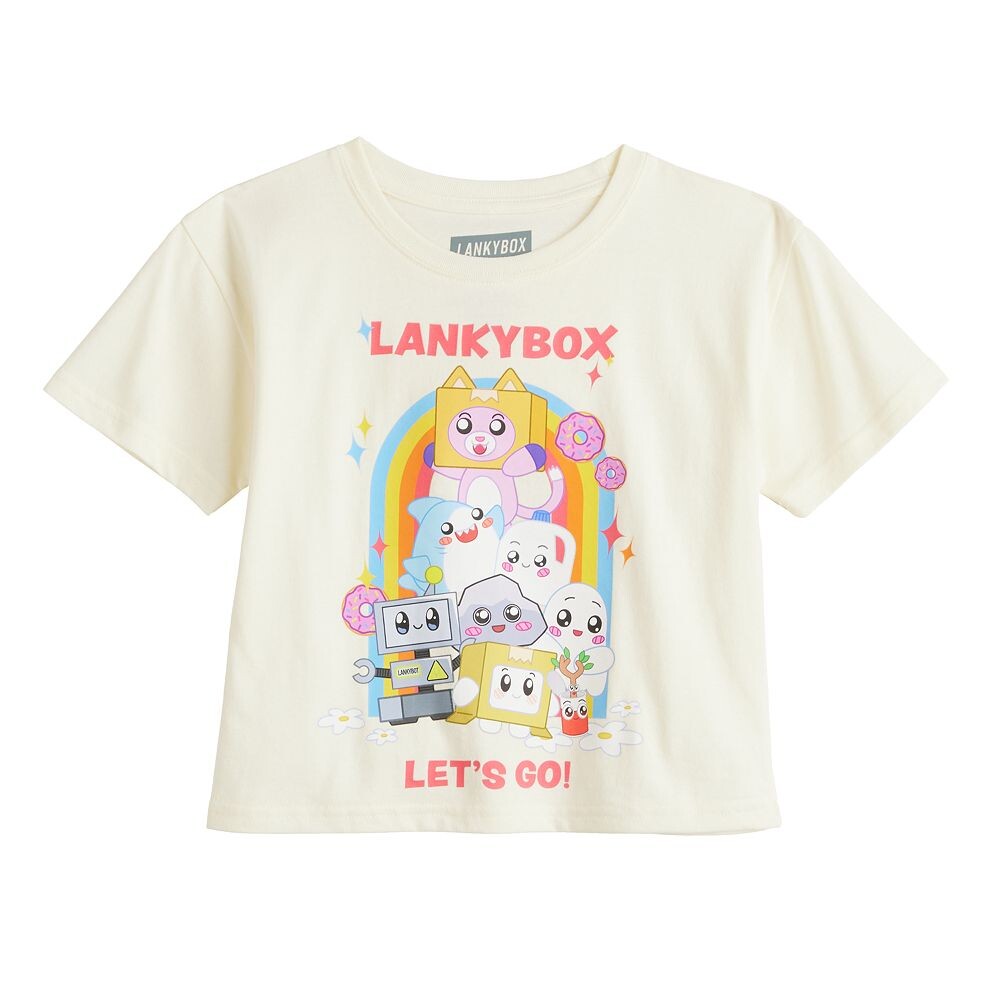 Укороченная футболка свободного кроя с рисунком Let's Go для девочек 7–16 лет Lanky Box Group Licensed Character, цвет Ivory
Укороченная футболка свободного кроя с рисунком Let's Go для девочек 7–16 лет Lanky Box Group Licensed Character, цвет Ivory