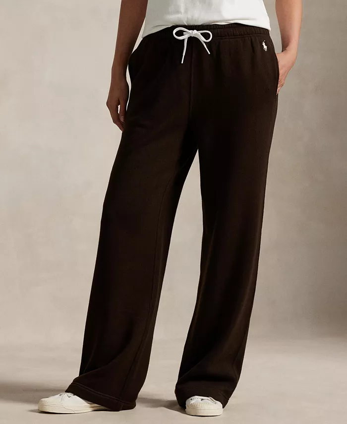 Женские флисовые спортивные штаны с широкими штанинами и кулиской Polo Ralph Lauren, коричневый
Женские флисовые спортивные штаны с широкими штанинами и кулиской Polo Ralph Lauren, коричневый