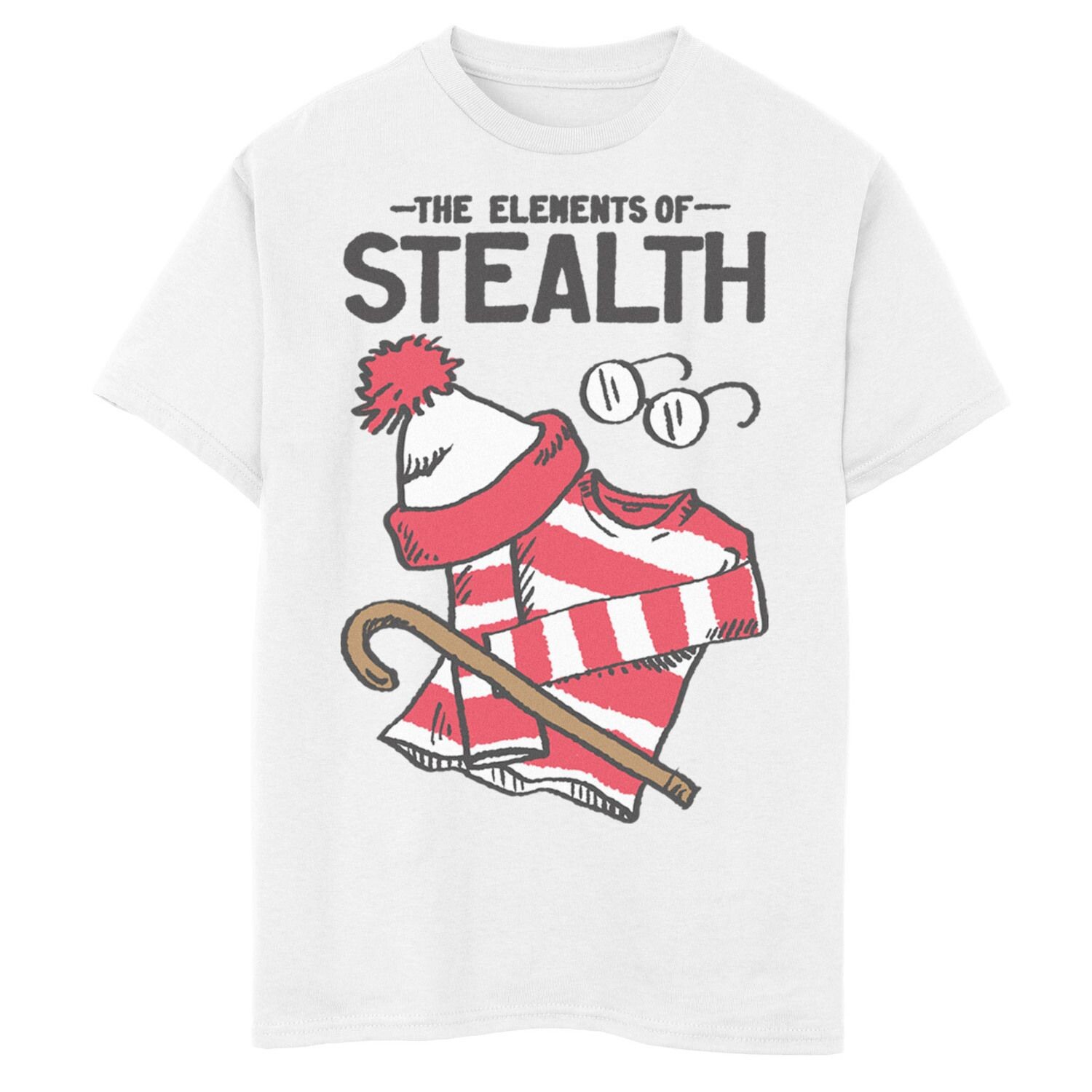 Футболка «Элемент скрытности» для мальчиков 8–20 лет с рисунком «Где Уолдо» Licensed Character, белый
Футболка «Элемент скрытности» для мальчиков 8–20 лет с рисунком «Где Уолдо» Licensed Character, белый