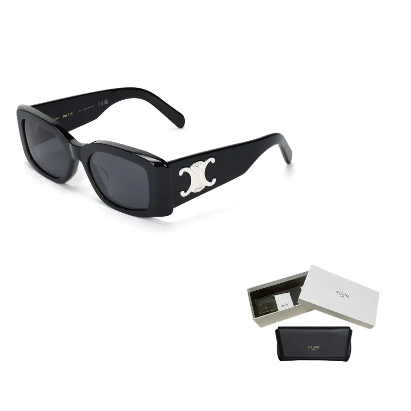 CELINE Прямоугольные солнцезащитные очки женские черные, Black
CELINE Прямоугольные солнцезащитные очки женские черные, Black