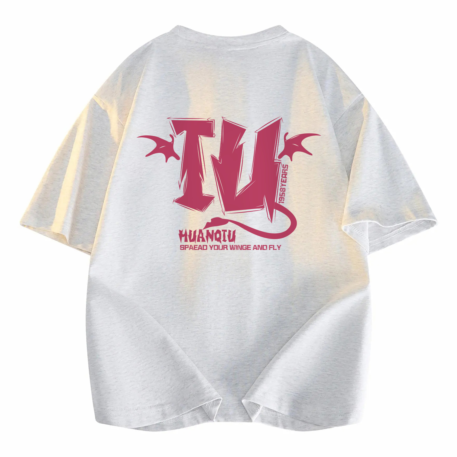 Футболка Unisex Crew Neck Moderate Heavyweight HUANQIU, белый heather серый
Футболка Unisex Crew Neck Moderate Heavyweight HUANQIU, белый heather серый