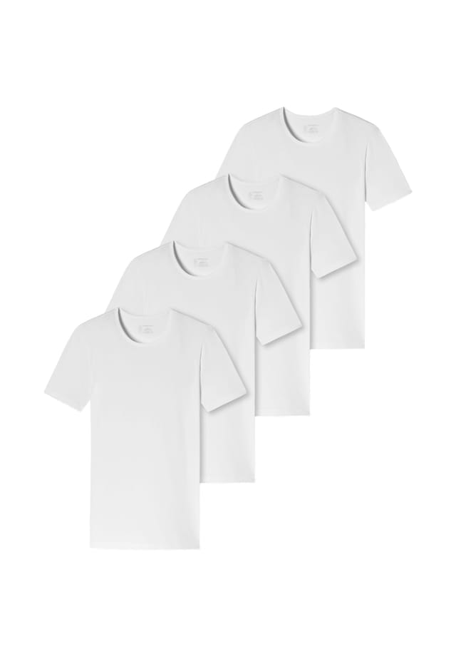 Майка/Рубашка с коротким рукавом 4 шт. в упаковке - 95/5 - органический хлопок Schiesser, белый
Майка/Рубашка с коротким рукавом 4 шт. в упаковке - 95/5 - органический хлопок Schiesser, белый