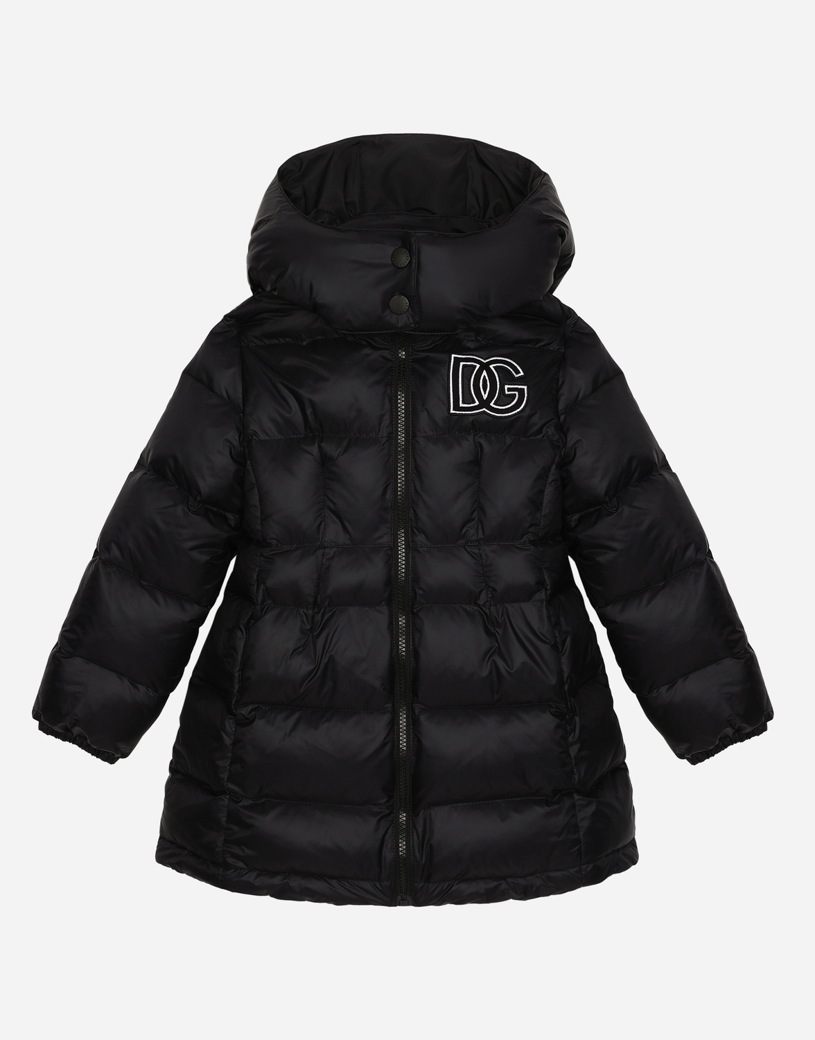 Пуховик из нейлона с логотипом DG Dolce&Gabbana, черный
Пуховик из нейлона с логотипом DG Dolce&Gabbana, черный