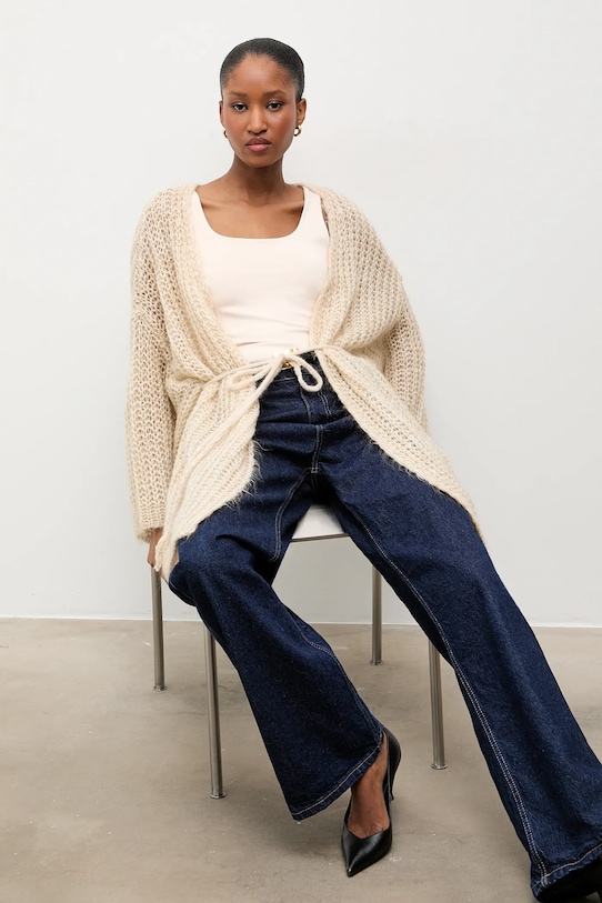 Кардиган с шерстью Answear.Lab, бежевый
Кардиган с шерстью Answear.Lab, бежевый