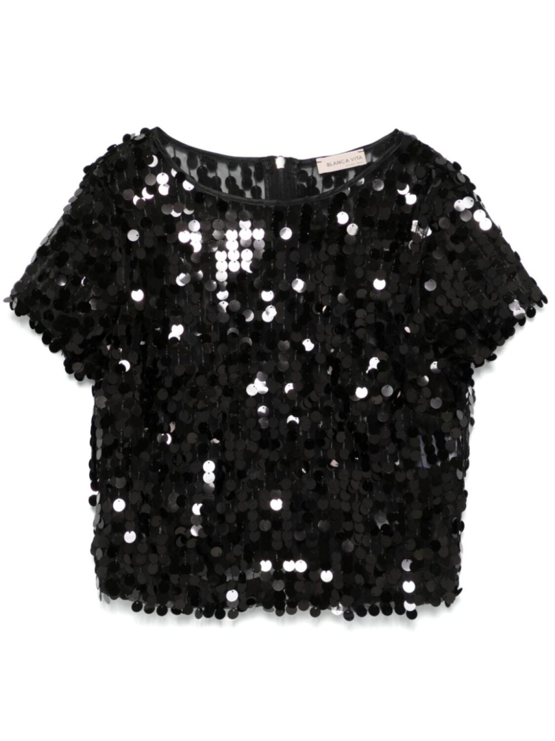 Топ с пайетками Blanca Vita, черный
Топ с пайетками Blanca Vita, черный
