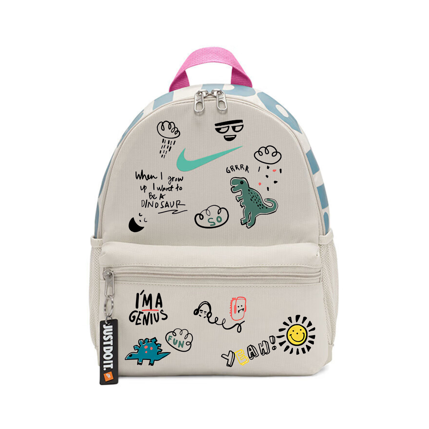 Nike Тканевый рюкзак обычный детский серый белый, Micro Dream Cloud Mud
Nike Тканевый рюкзак обычный детский серый белый, Micro Dream Cloud Mud