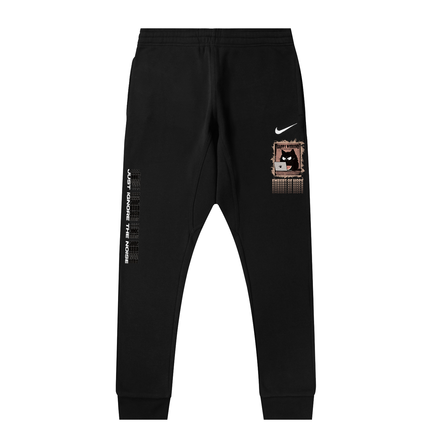 Nike Вязаные спортивные штаны унисекс черный
Nike Вязаные спортивные штаны унисекс черный