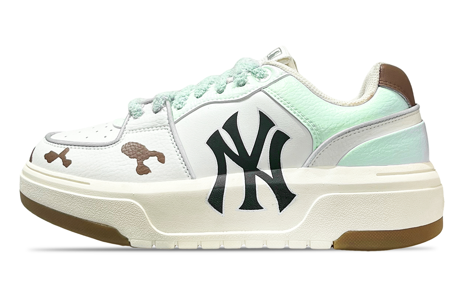MLB Толстые кроссовки для скейтбординга Chunky Liner Cow Spot Green Low top, унисекс, цвет слоновой кости
MLB Толстые кроссовки для скейтбординга Chunky Liner Cow Spot Green Low top, унисекс, цвет слоновой кости