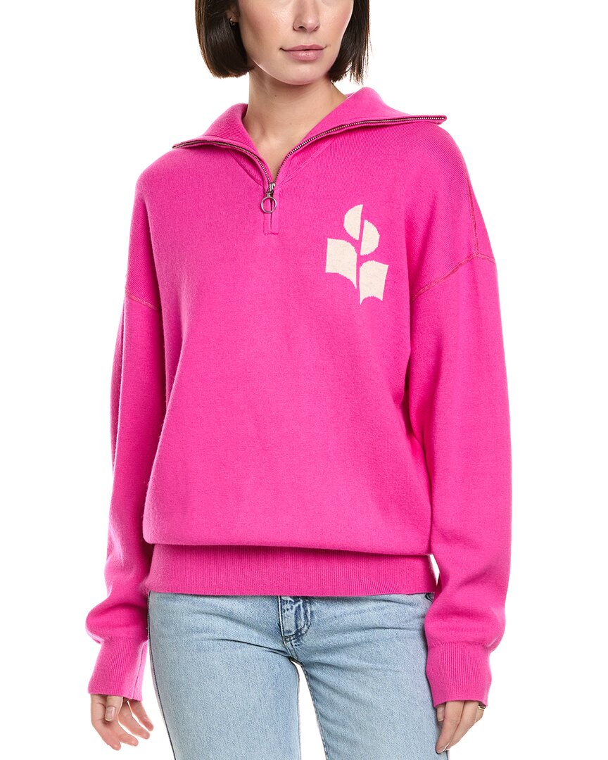 Пуловер Isabel Marant Etoile Iconic из смесовой шерсти с застежкой-молнией 1/4 и воротником-стойкой Isabel Marant Étoile, розовый
Пуловер Isabel Marant Etoile Iconic из смесовой шерсти с застежкой-молнией 1/4 и воротником-стойкой Isabel Marant Étoile, розовый