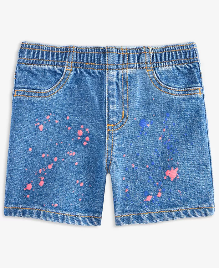 Джинсовые шорты для девочек с эффектом брызг Epic Threads, синий
Джинсовые шорты для девочек с эффектом брызг Epic Threads, синий