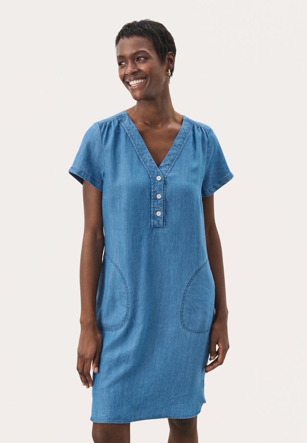 Джинсовое платье KAMINAS Part Two, цвет Medium Blue Denim
Джинсовое платье KAMINAS Part Two, цвет Medium Blue Denim