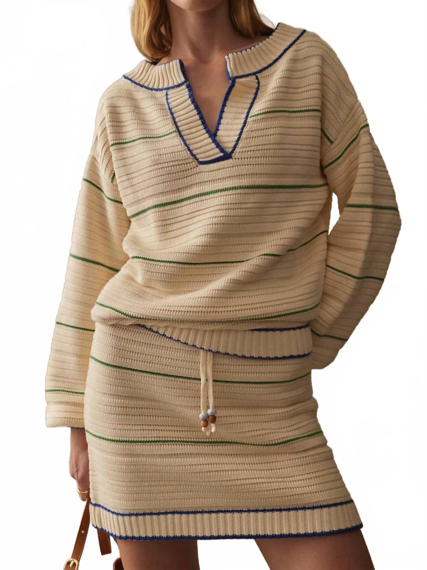 Песочный свитер Moss Knit с вязкой "мох" Sancia, Sand
Песочный свитер Moss Knit с вязкой "мох" Sancia, Sand