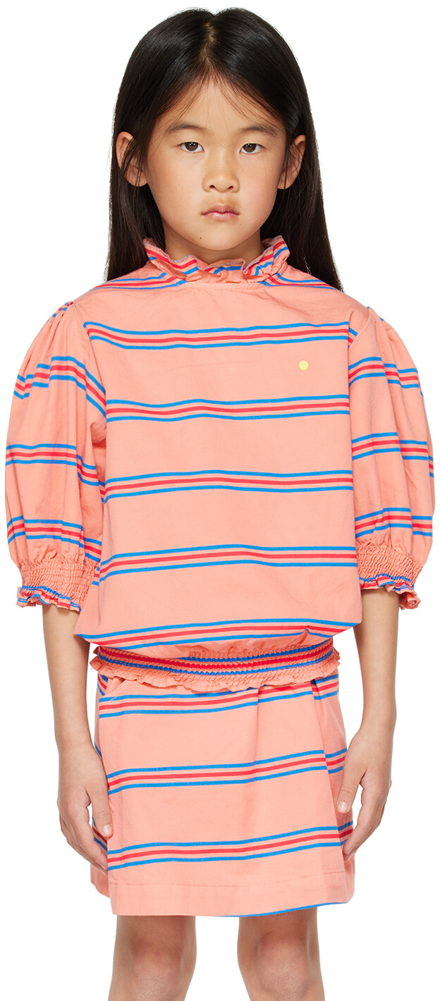 Детская розовая рубашка со сборками Bonmot Organic
Детская розовая рубашка со сборками Bonmot Organic