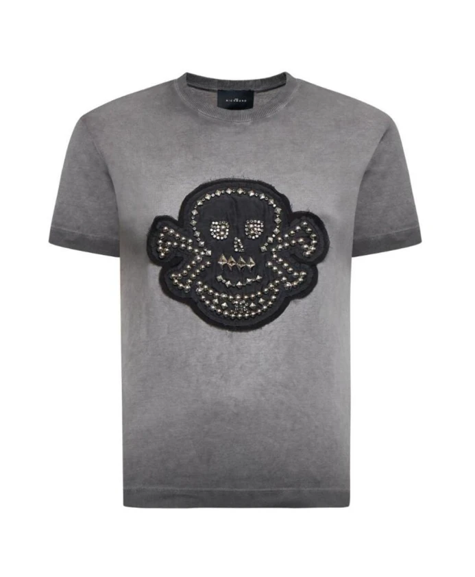 Футболка с аппликацией в виде черепа John Richmond, серый
Футболка с аппликацией в виде черепа John Richmond, серый