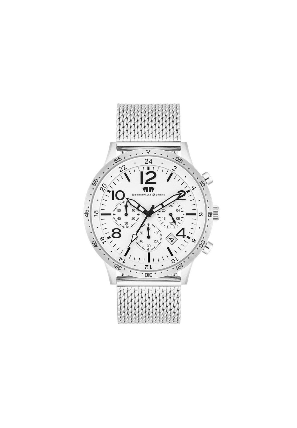 Капитан хронографа RHODENWALD & SÖHNE, серебро
Капитан хронографа RHODENWALD & SÖHNE, серебро