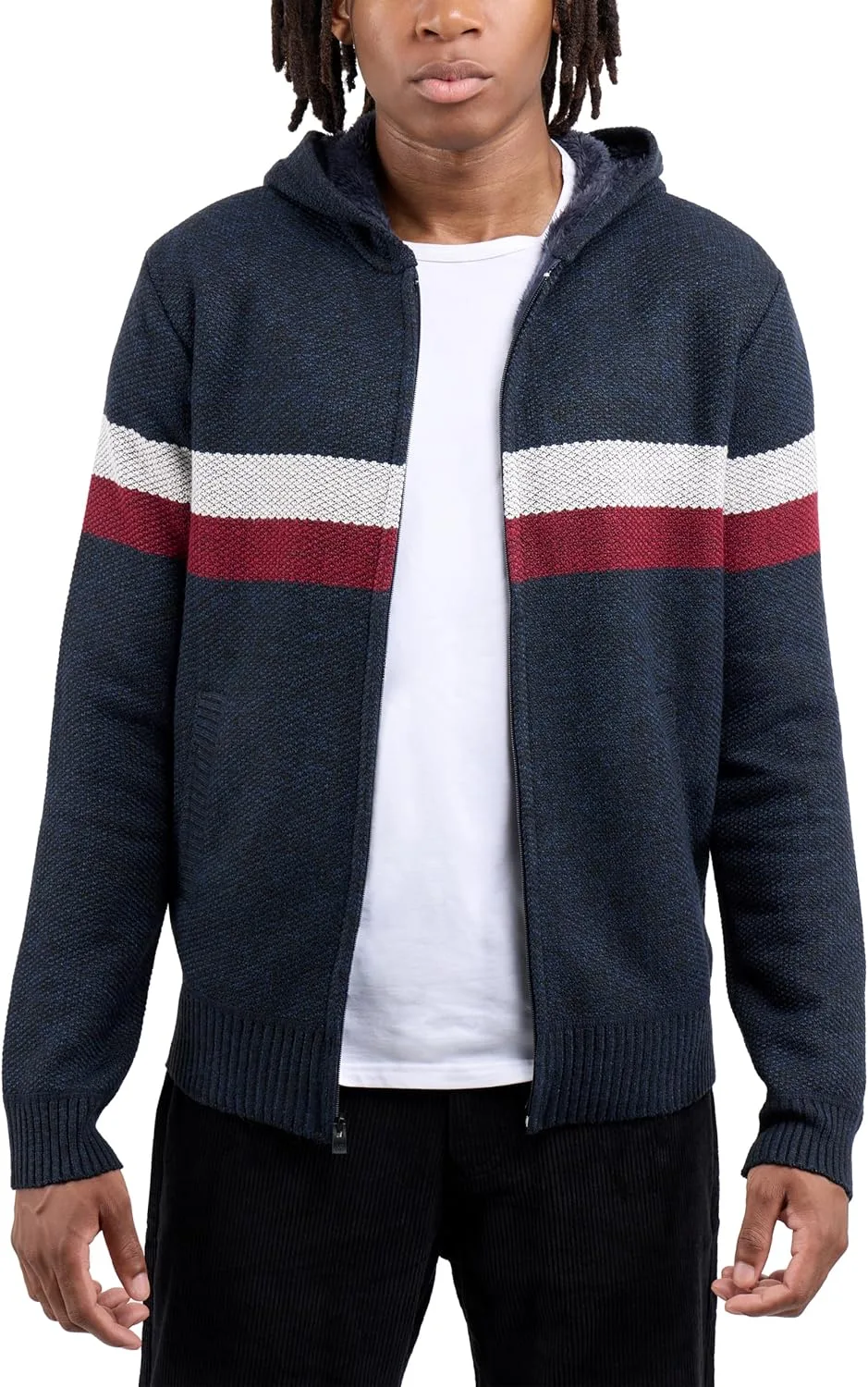 X RAY мужская вязаная кардиган-толстовка на молнии с подкладкой из флиса, полная застежка-молния, классический крой, полоска и подкладка
X RAY мужская вязаная кардиган-толстовка на молнии с подкладкой из флиса, полная застежка-молния, классический крой, полоска и подкладка