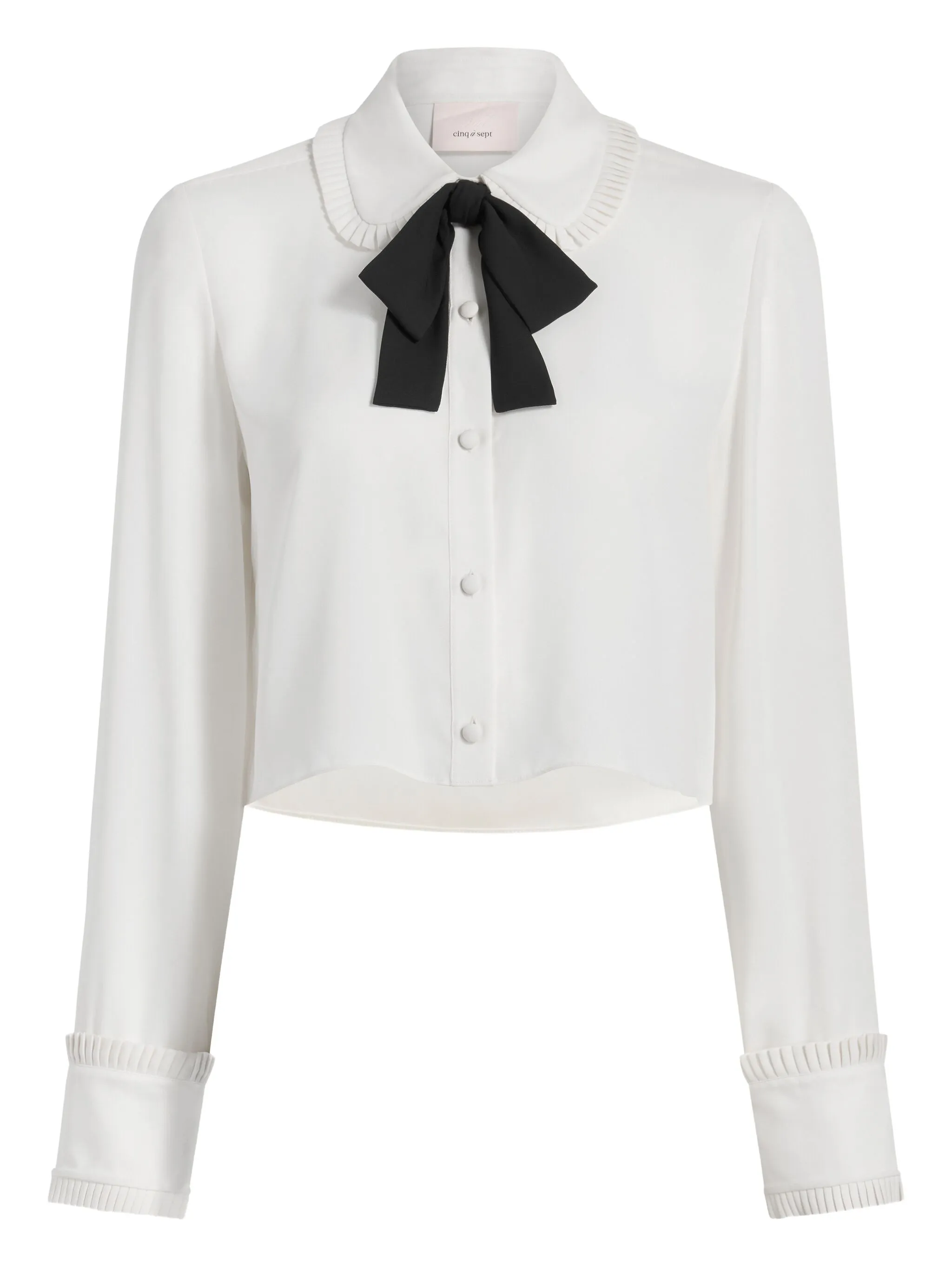 Топ с оборками от Зайды Cinq A Sept, белый
Топ с оборками от Зайды Cinq A Sept, белый