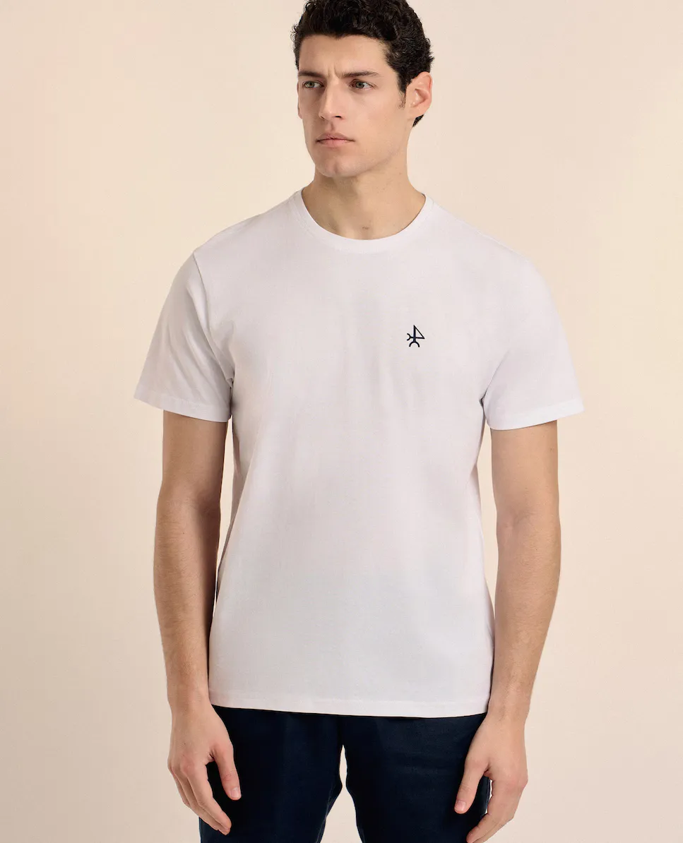 Классическая мужская футболка с коротким рукавом и принтом Valecuatro, белый
Классическая мужская футболка с коротким рукавом и принтом Valecuatro, белый