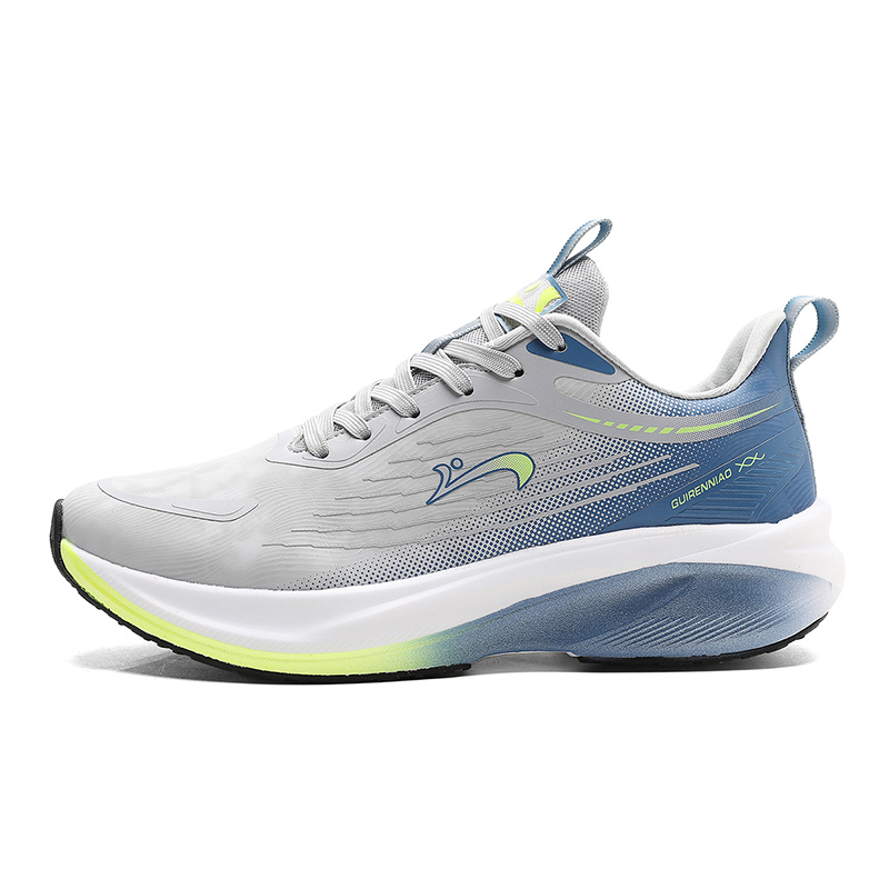 K-bird Амортизирующие беговые кроссовки мужские низкие повседневные светло-серые с голубым, цвет Light Gray/Blue 
K-bird Амортизирующие беговые кроссовки мужские низкие повседневные светло-серые с голубым, цвет Light Gray/Blue