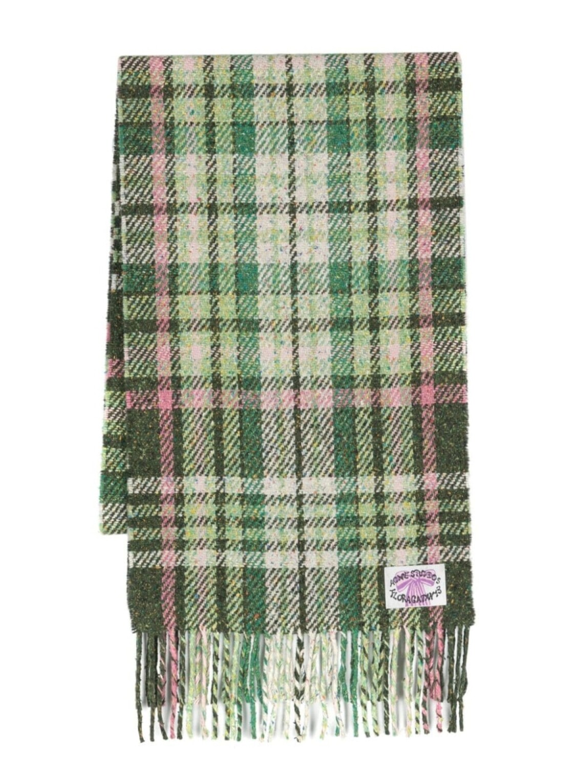 Шерстяной шарф в клетку Acne Studios, зеленый
Шерстяной шарф в клетку Acne Studios, зеленый