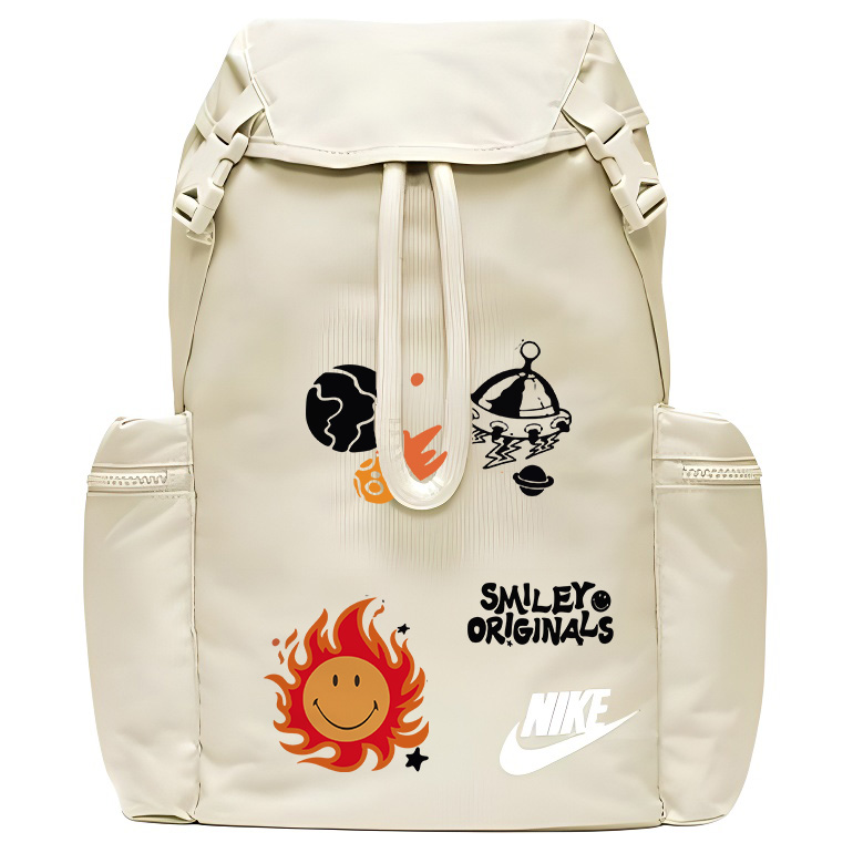 Nike Полиэстеровый рюкзак унисекс светло-ореховый коричневый белый, Smiley Face Flying Saucer
Nike Полиэстеровый рюкзак унисекс светло-ореховый коричневый белый, Smiley Face Flying Saucer