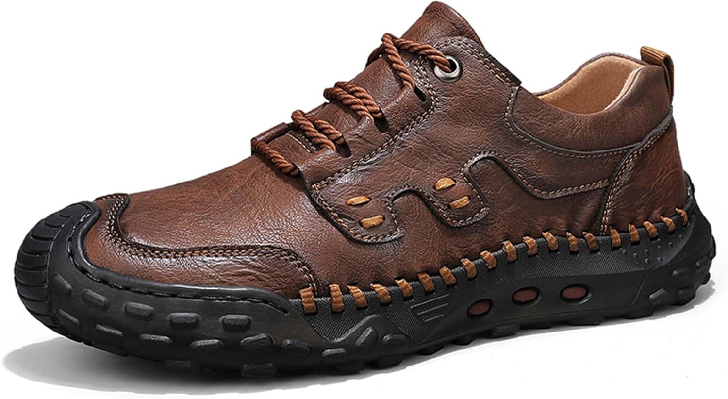 Мужские кожаные прогулочные туфли, модные ретро-кэжуал кроссовки, низкие повседневные туфли для мужчин, ручная прошивка подошвы, нескользящие и прочные, подходят для всех сезонов Vtiao, темно-коричневый
Мужские кожаные прогулочные туфли, модные ретро-кэжуал кроссовки, низкие повседневные туфли для мужчин, ручная прошивка подошвы, нескользящие и прочные, подходят для всех сезонов Vtiao, темно-коричневый