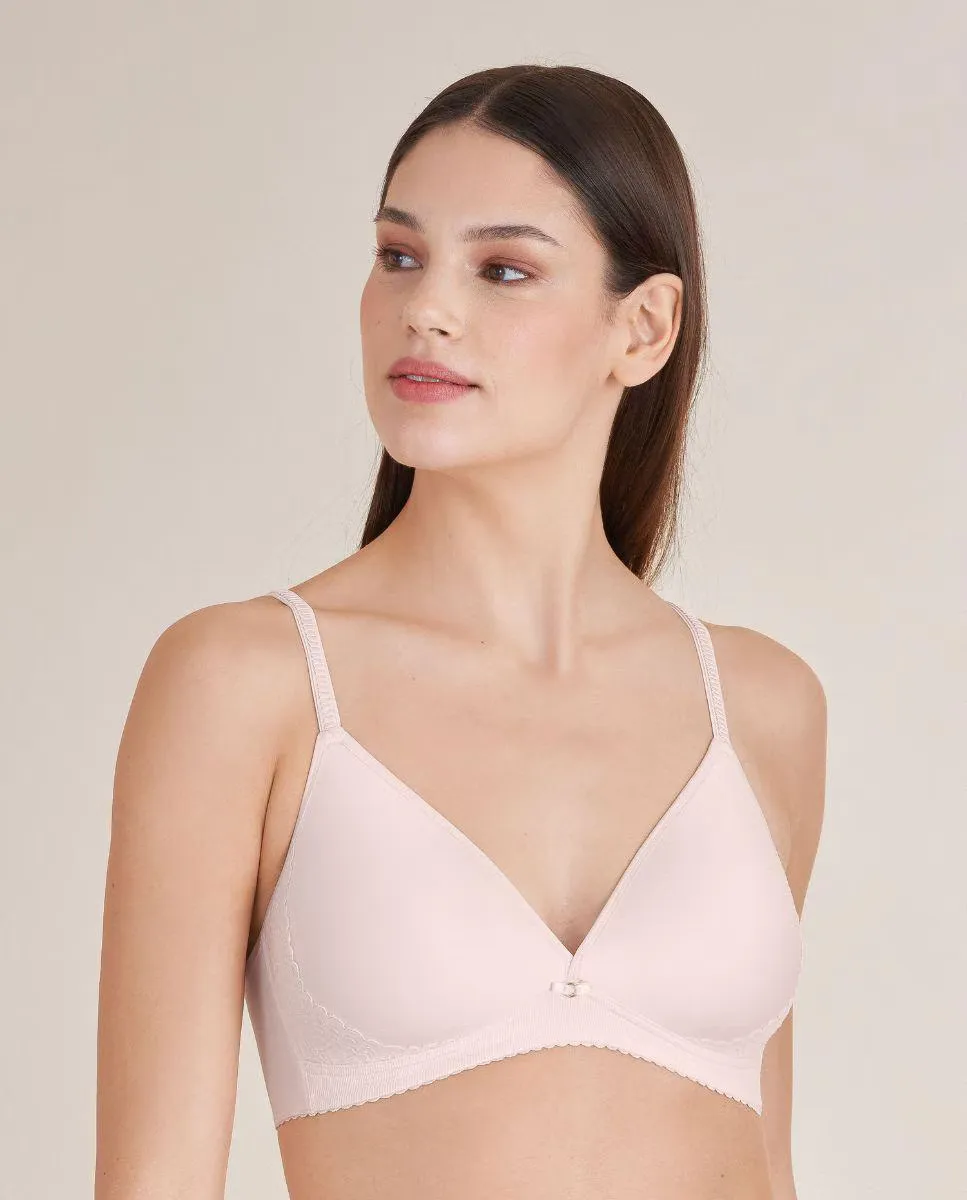 Бюстгальтер без косточек с боковой вышивкой Conturelle, розовый
Бюстгальтер без косточек с боковой вышивкой Conturelle, розовый
